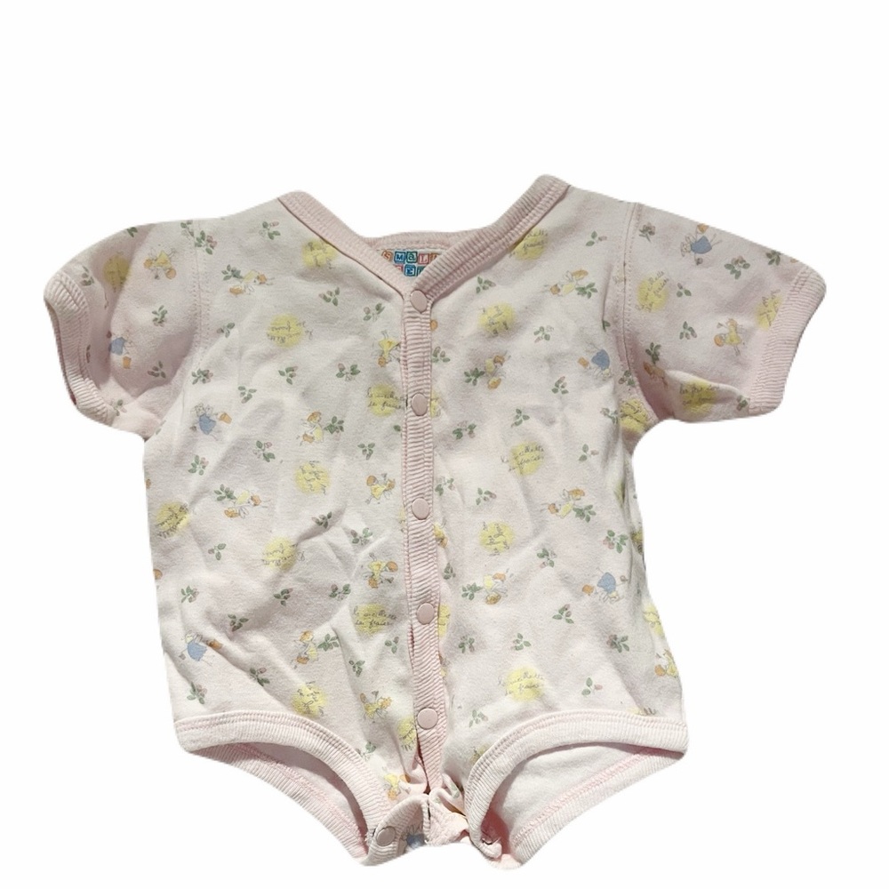 Small steps vintage onesie
